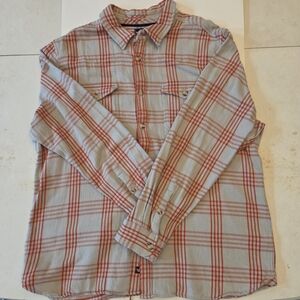 The North Face Men's XXL Flannel Plaid Button Up Shirt Gorpcore, Hiking